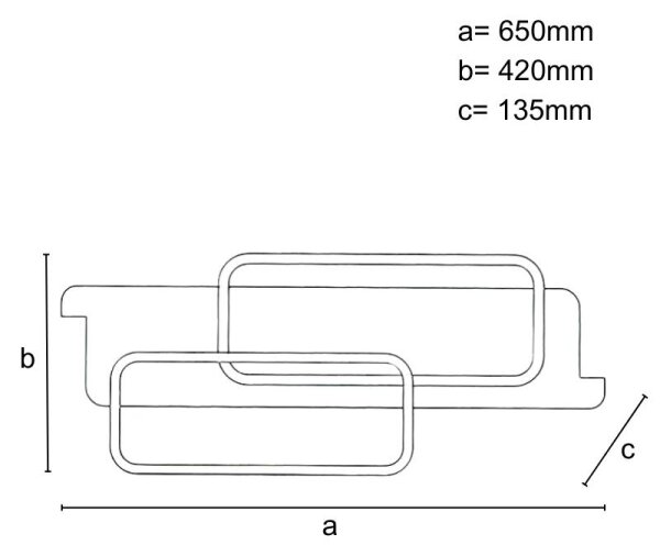 Plafonieră LED dimabilă LED/95W/230V 3000-6500K + telecomandă