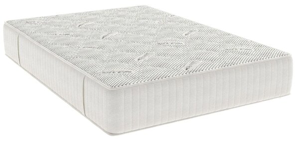 Saltea cu Spuma Memorie SilverCare, Grosime 24 cm, Husă cu Ioni de Argint, cu Mânere, Fermitate Medie - 90x200