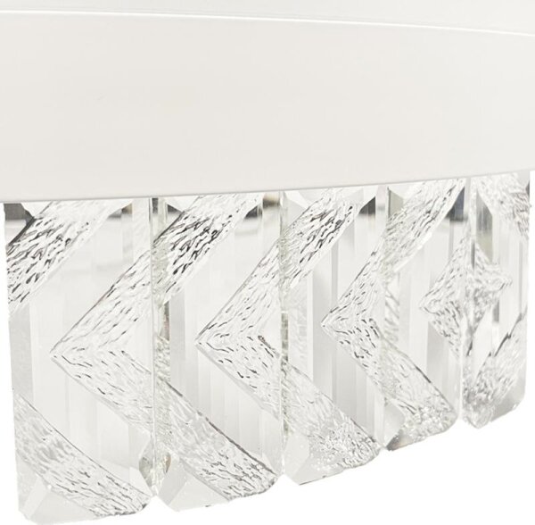 Lustră LED dimabilă pe cablu LED/90W/230V 3000-6500K alb + telecomandă