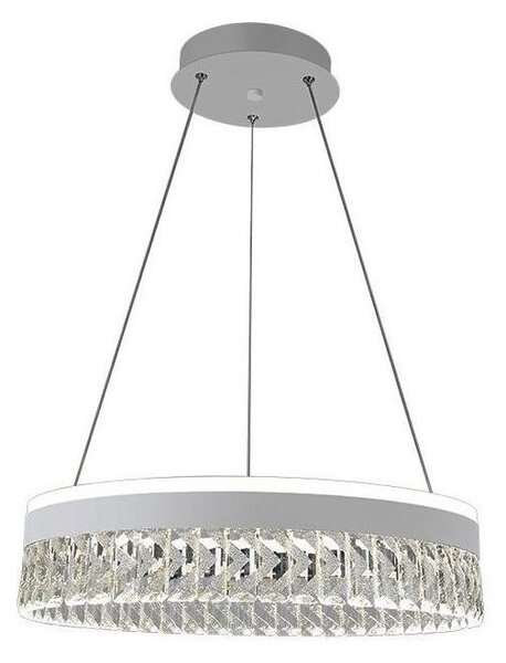 Lustră LED dimabilă pe cablu LED/90W/230V 3000-6500K alb + telecomandă
