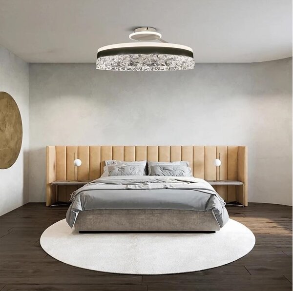Lustră LED dimabilă aplicată LED/86W/230V 3000-6500K alb + telecomandă