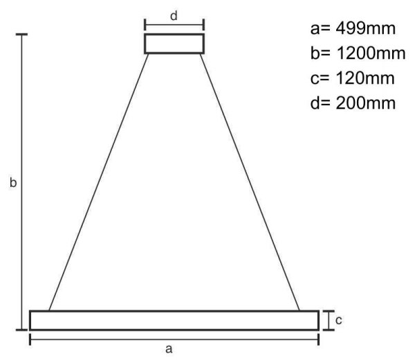 Lustră LED dimabilă pe cablu LED/90W/230V 3000-6500K negru + telecomandă