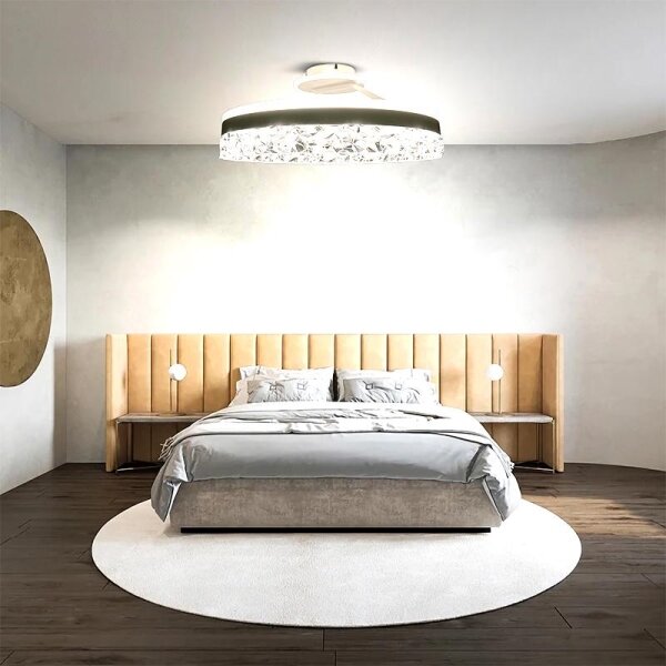 Lustră LED dimabilă aplicată LED/86W/230V 3000-6500K alb + telecomandă