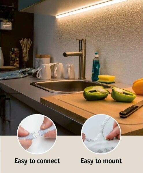 Bandă dimabilă pentru baie Paulmann 70668 LED/9W IP44 MAXLED 1,5m 2700K 230V