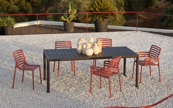 Masa Exterior Nardi - Tevere 210 Extensible - Antracite