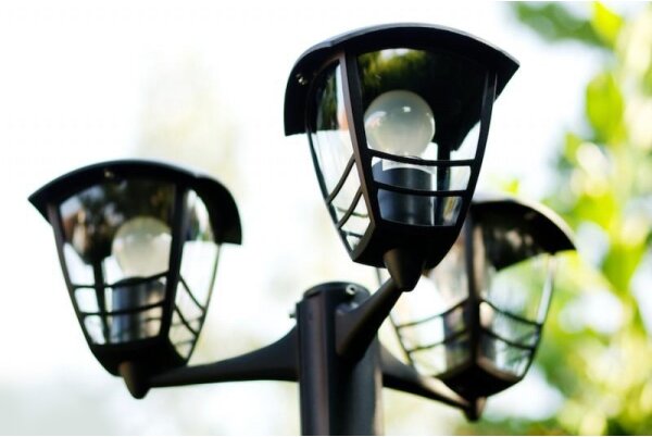 Philips 15385/30/16 - Corp de iluminat exterior MYGARDEN CREEK 3xE27/60W/230V