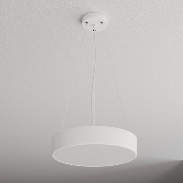 Lustră pe cablu CLEO 3xE27/24W/230V d. 40 cm alb