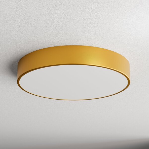 Plafonieră cu senzor CLEO, 4xE27, 24W, 230V, diametru 50 cm, aurie