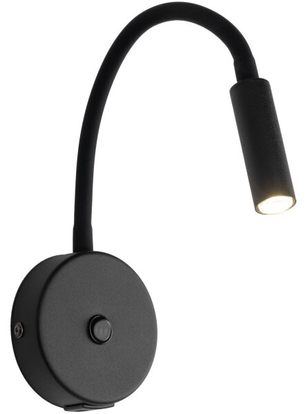 Lampă de perete cu port USB LAGOS 1xG9/3W/5V negru