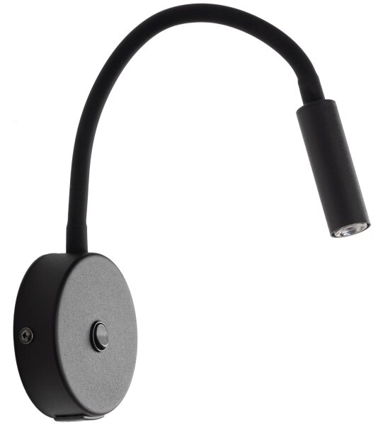 Lampă de perete cu port USB LAGOS 1xG9/3W/5V negru