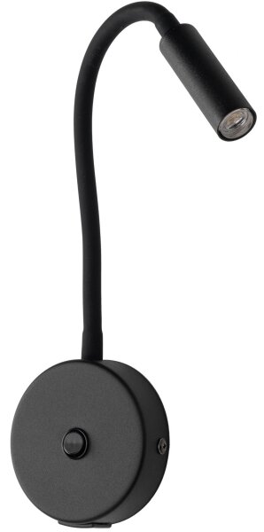 Lampă de perete cu port USB LAGOS 1xG9/3W/5V negru