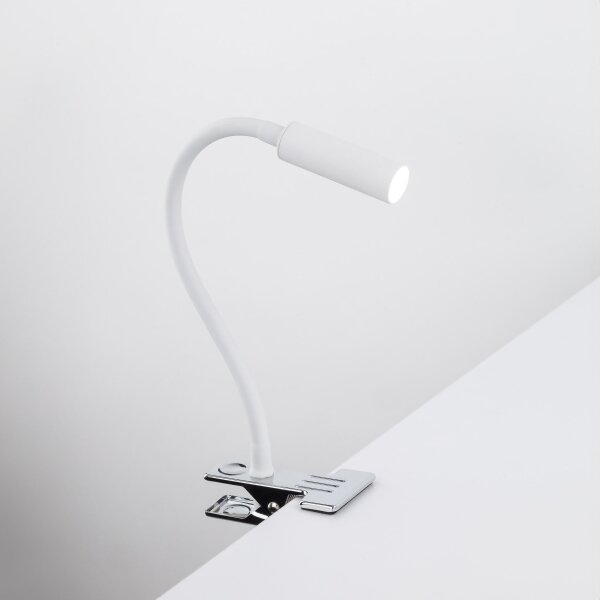 Lampă cu clemă LAGOS 1xG9/3W/230V alb