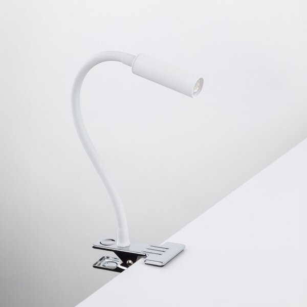Lampă cu clemă LAGOS 1xG9/3W/230V alb