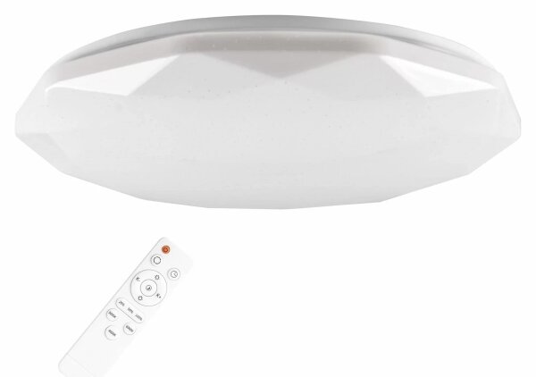 Plafonieră LED dimabilă GALAXY LED/72W/230V 3000-6000K IP44 + telecomandă