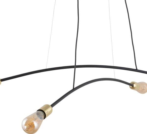 Lustră pe cablu HELIX 4xE27/15W/230V
