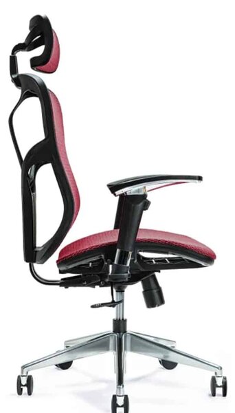 Scaun lemn masiv de birou ErgoFlex - Negru