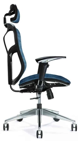 Scaun lemn masiv de birou ErgoFlex - Negru