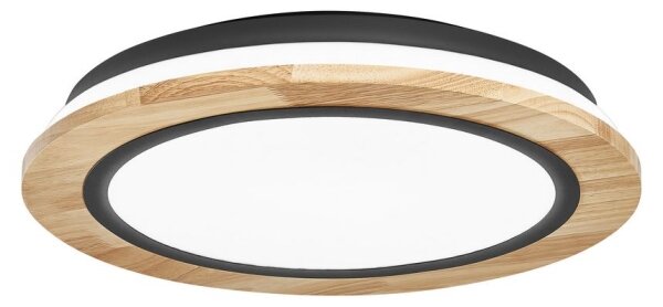 Plafonieră LED dimabilă Ledvance SMART+ ORBIS WOOD LED/24W/230V Wi-Fi