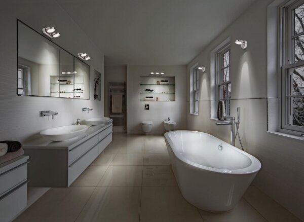 Spot LED dimabil pentru baie SUN@HOME LED/7,5W Wi-Fi IP44