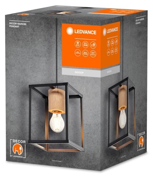 Lustră pe cablu Ledvance DECOR NAIROBI 1xE27/15W/230V