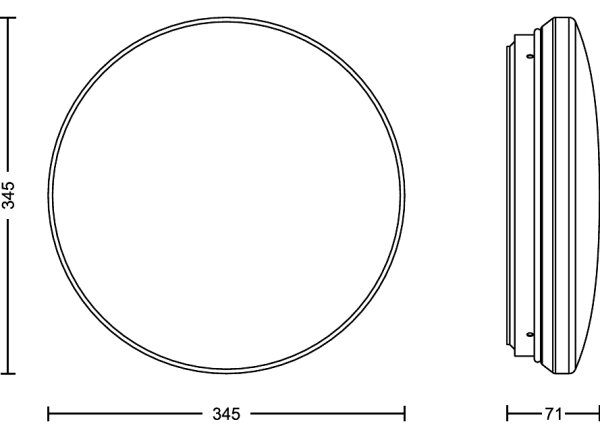 Philips ACUNA LED plafonieră cu senzor, 21W, 230V, 2700K