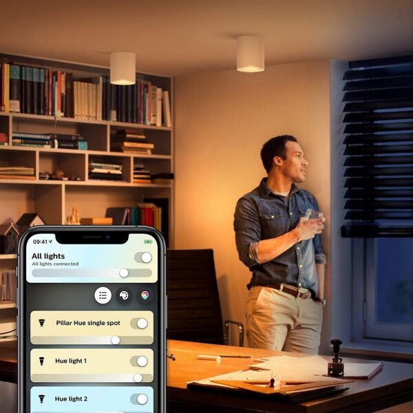 Spot LED dimabil Philips Hue PILLAR 1xGU10/4,2W/230V alb