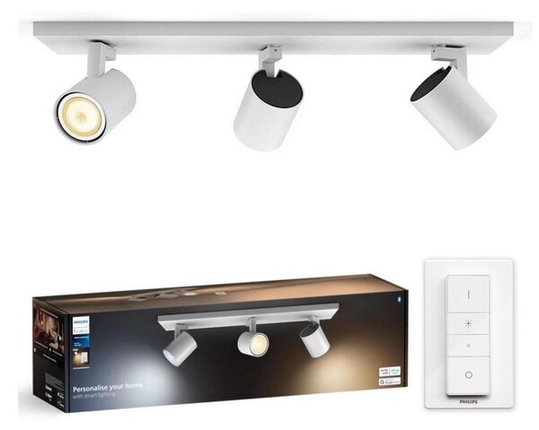 Spot LED dimabil Philips Hue RUNNER 3xGU10/4,2W/230V alb + telecomandă