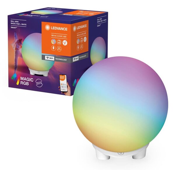 Ledvance - Lampă de birou SMART+ MAGIC LED RGBW reglabilă, 2,5 W/5 V, Wi-Fi
