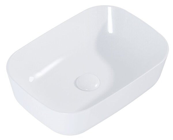 Elita Reni lavoar 45.5x32.5 cm dreptunghiular de blat alb luciu RE040800038060