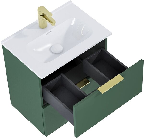 Elita Street Plus lavoar cu dulap 51.3 cm verde RE020500107010