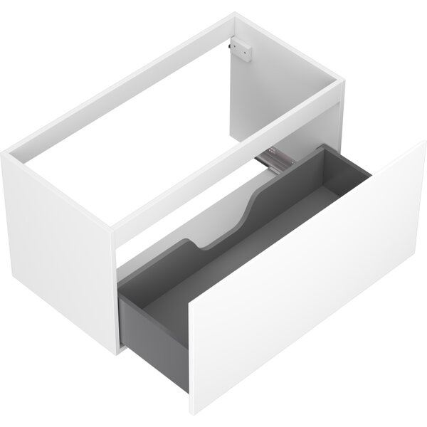 Mexen Orio, mobilier baie 90 cm, 1 sertar, alb mat, 91A10-09047-1-BF01