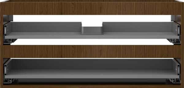 Mexen Box-A, dulap suspendat 100 cm, 2 sertare, nuc, 91AX0-1000-470-2-86