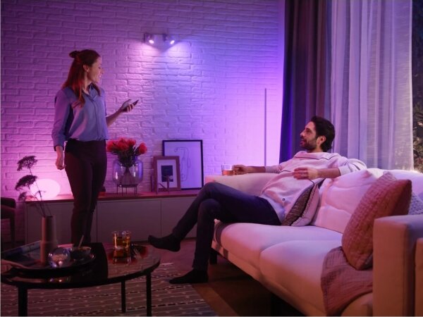 SET 2x bec LED RGBW dimabil Philips Hue WACA GU10/4,2W/230V 2000-6500K