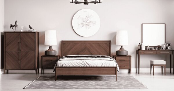 Pat lemn masiv Selvawood 140/160/180x200 cm - 140x200