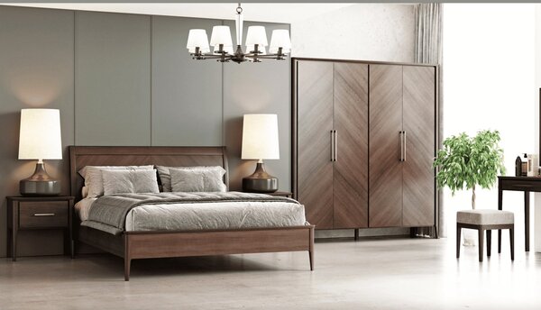 Pat lemn masiv Selvawood 140/160/180x200 cm - 140x200