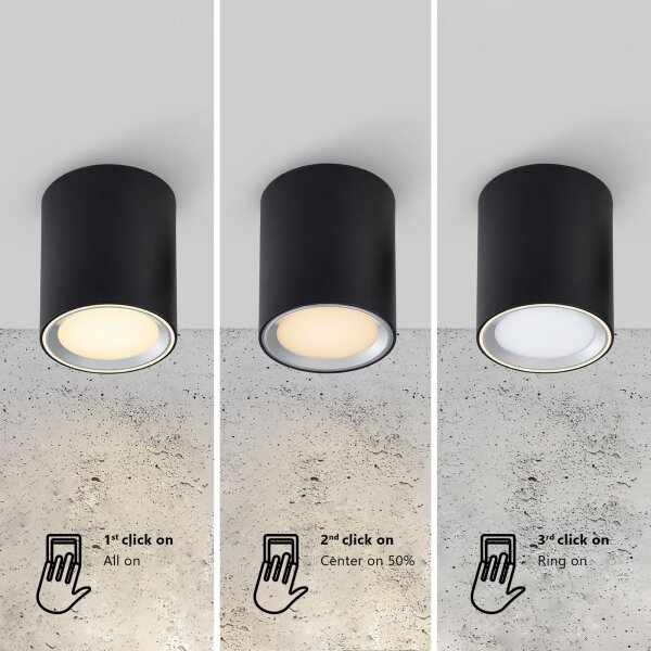 Nordlux - Spot LED FALLON LONG LED/5,5W/230V negru