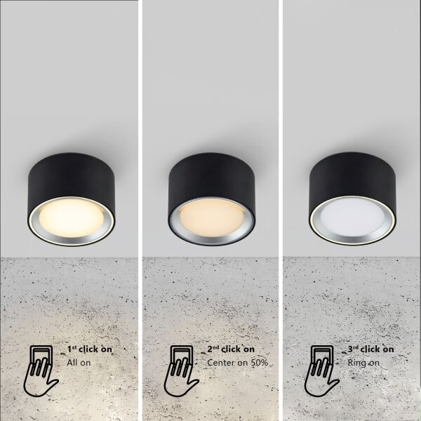 Spot LED Nordlux FALLON LED/5,5W/230V negru