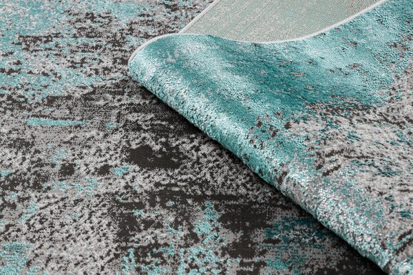 Covor DE LUXE modern 570 vintage - structural verde / antracit