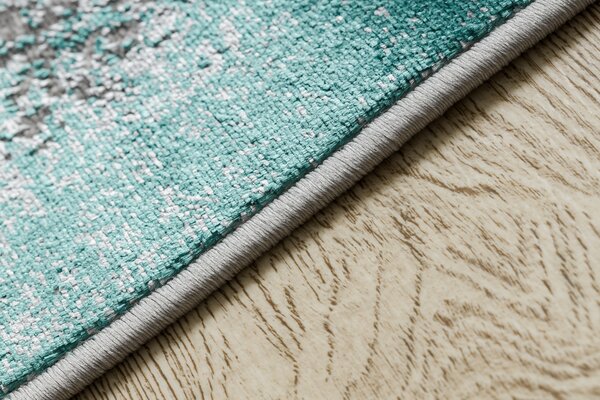 Covor DE LUXE modern 570 vintage - structural verde / antracit