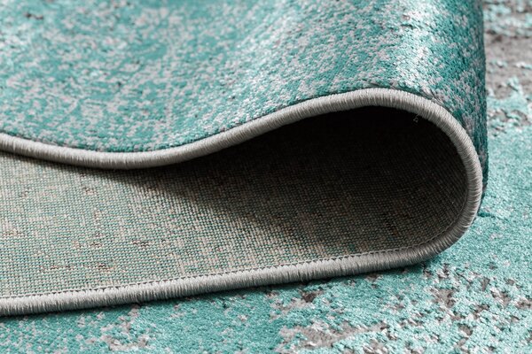 Covor DE LUXE modern 570 vintage - structural verde / antracit