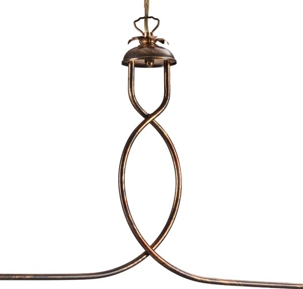 Lustră pe lanț ONLI ROSINA 2xE27/22W/230V bronz