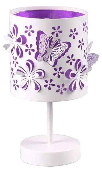 Lampă de masă ONLI TITILLA 1xE14/6W/230V 22 cm mov/alb