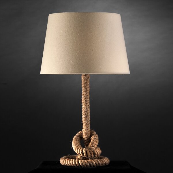 Lampă de masă ONLI CORDA 1xE27/22W/230V 50 cm bej