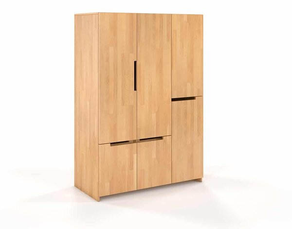 Dulap lemn masiv TerraCraft Fag, 128 × 60 × 180 cm