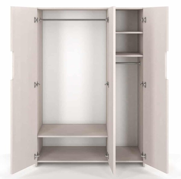Dulap lemn masiv TerraCraft Fag, 128 × 60 × 180 cm