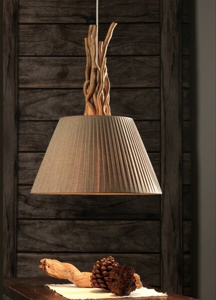 Lustră pe cablu ONLI WOODY 1xE27/22W/230V