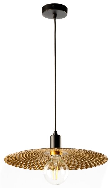 Lustră pe cablu ONLI GOLDEN 1xE27/22W/230V auriu/negru