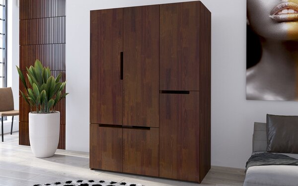 Dulap lemn masiv TerraCraft, 128 × 60 × 180 cm