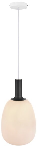 Nordlux - Candelabru pe cablu ALTON 1xE27/60W/230V alb/negru/alama