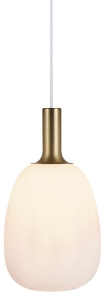 Nordlux - Candelabru pe cablu ALTON 1xE27/60W/230V alb/negru/alama
